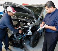 body work repair estimation