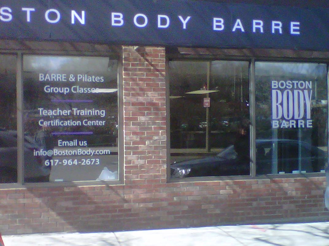 Boston Body Barre Storefront