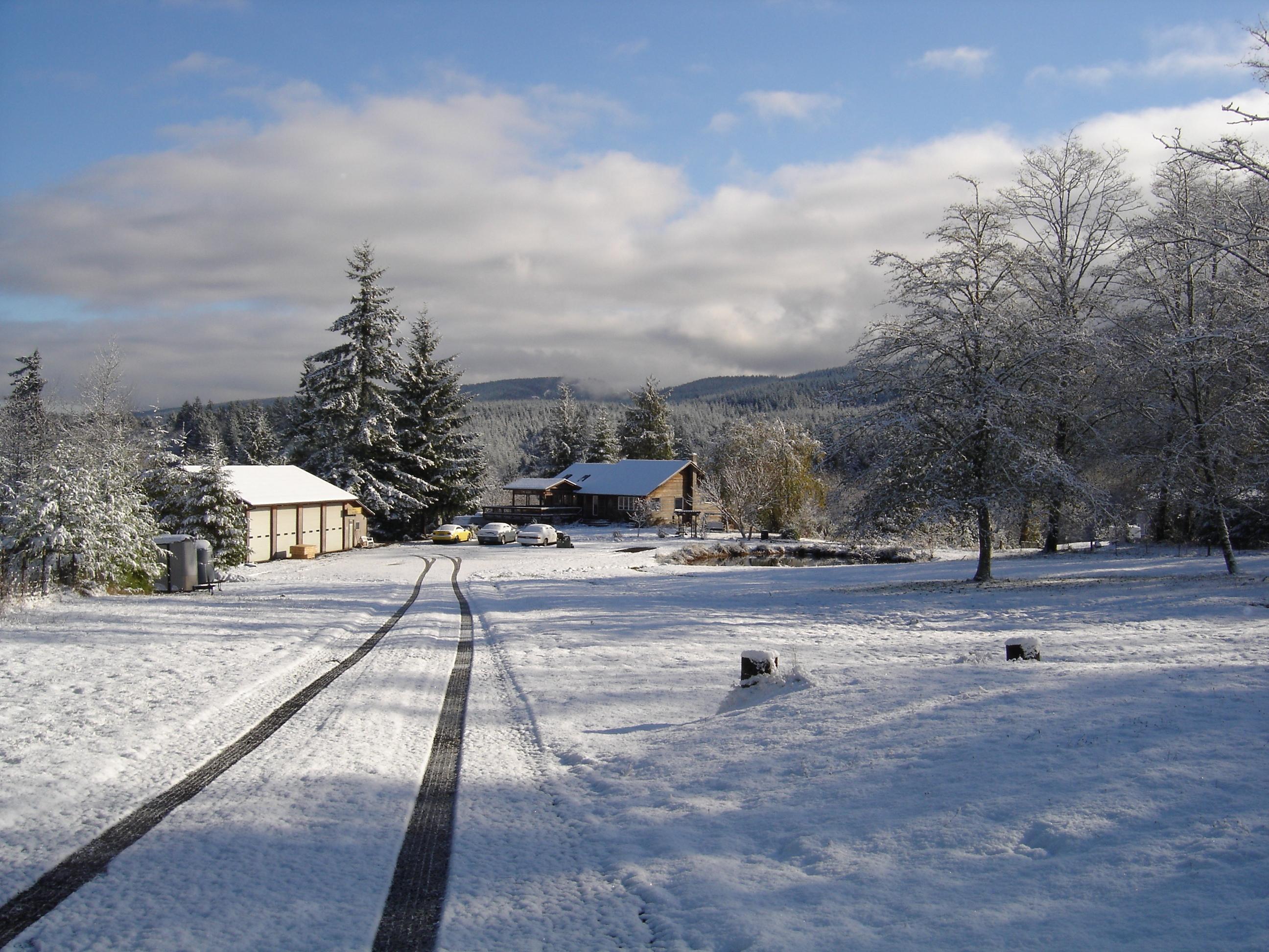 Our house and shop in Svenson Oregon.