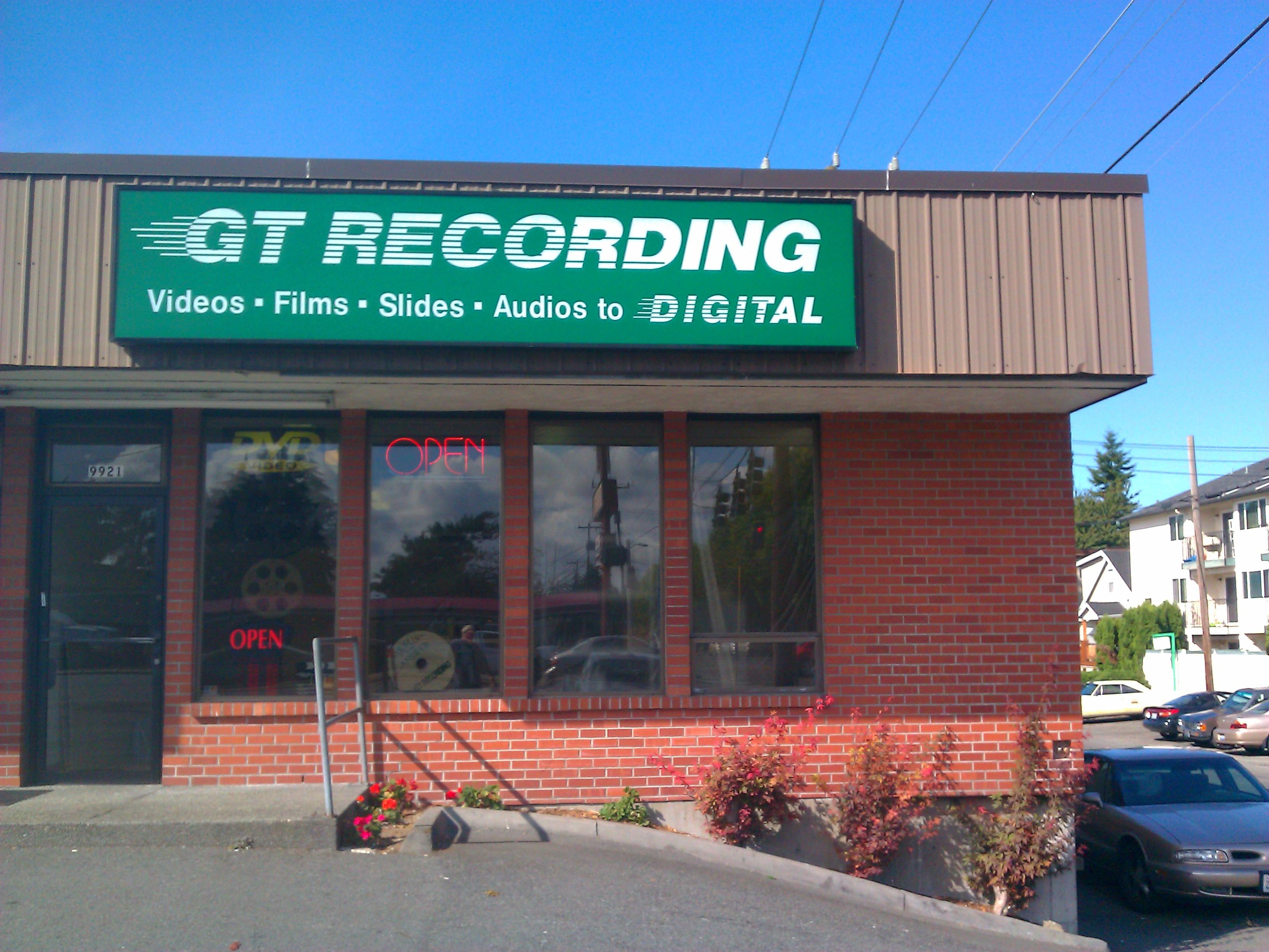 Welcome to GT Recording