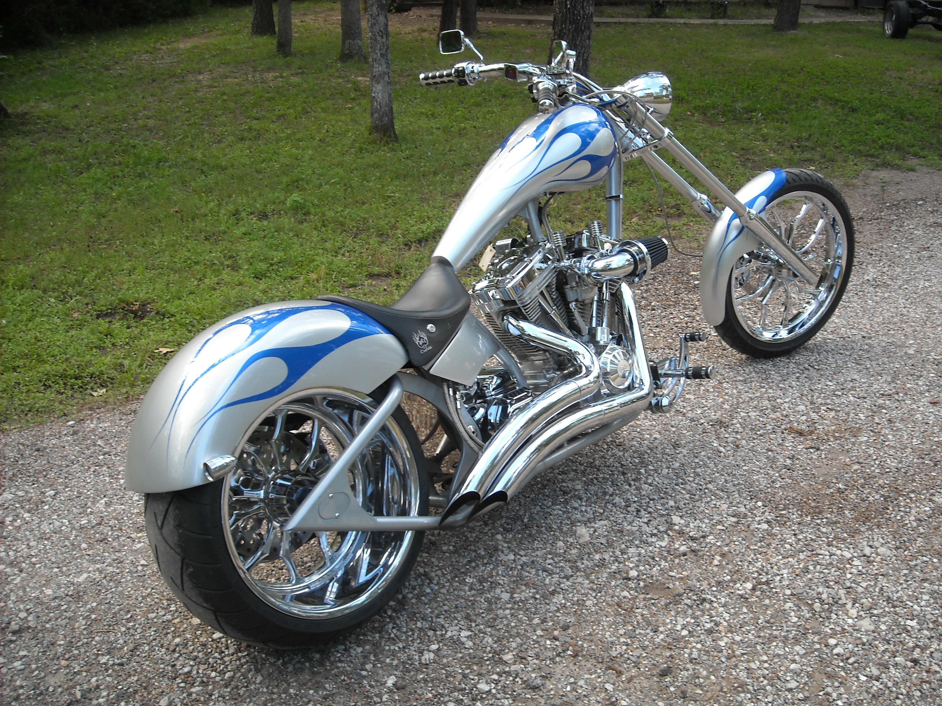 Chopper - Custom Flames