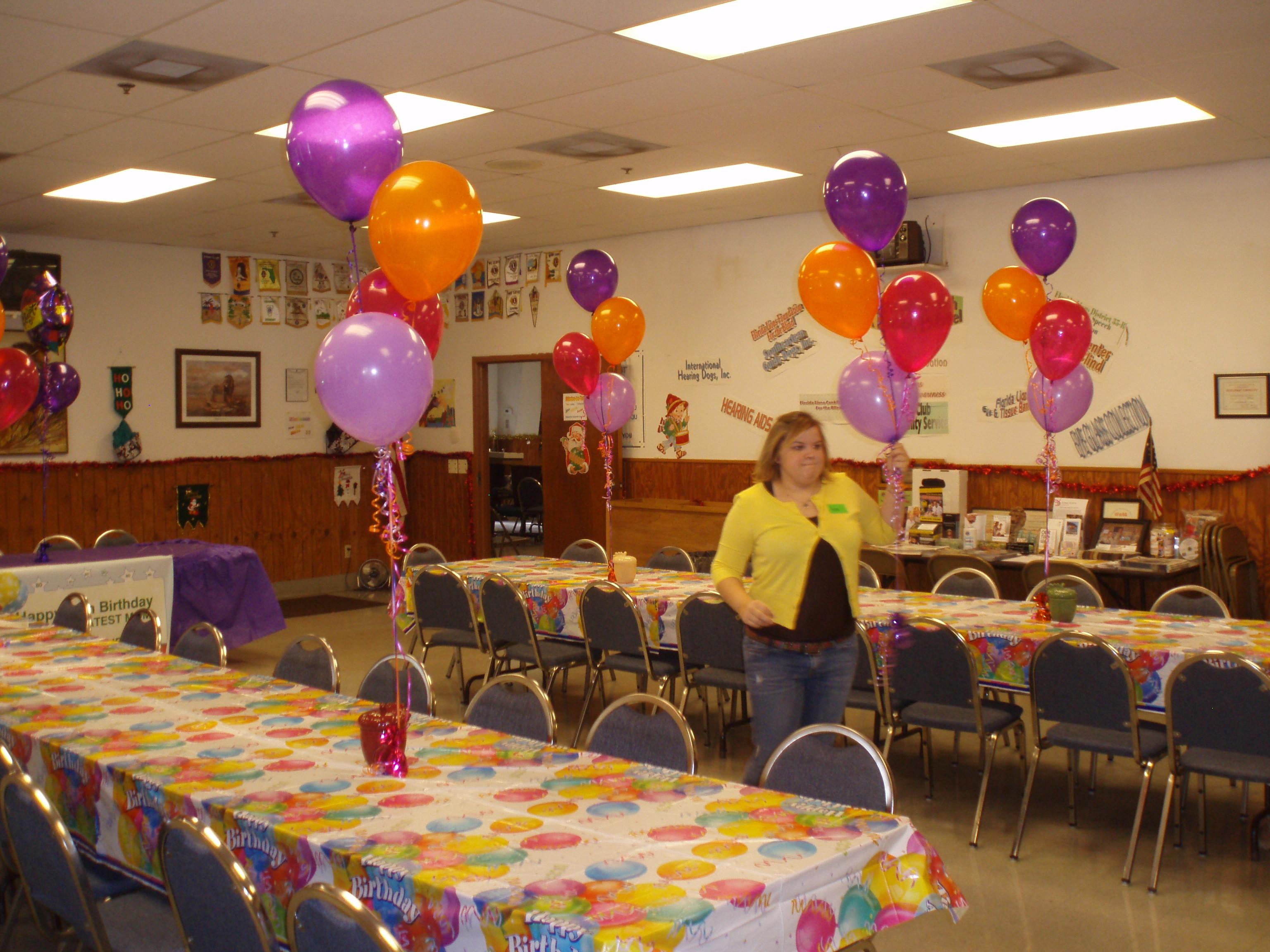 Balloon Centerpieces