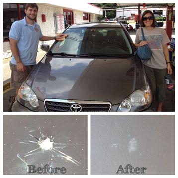 Before & After Windshield Repair