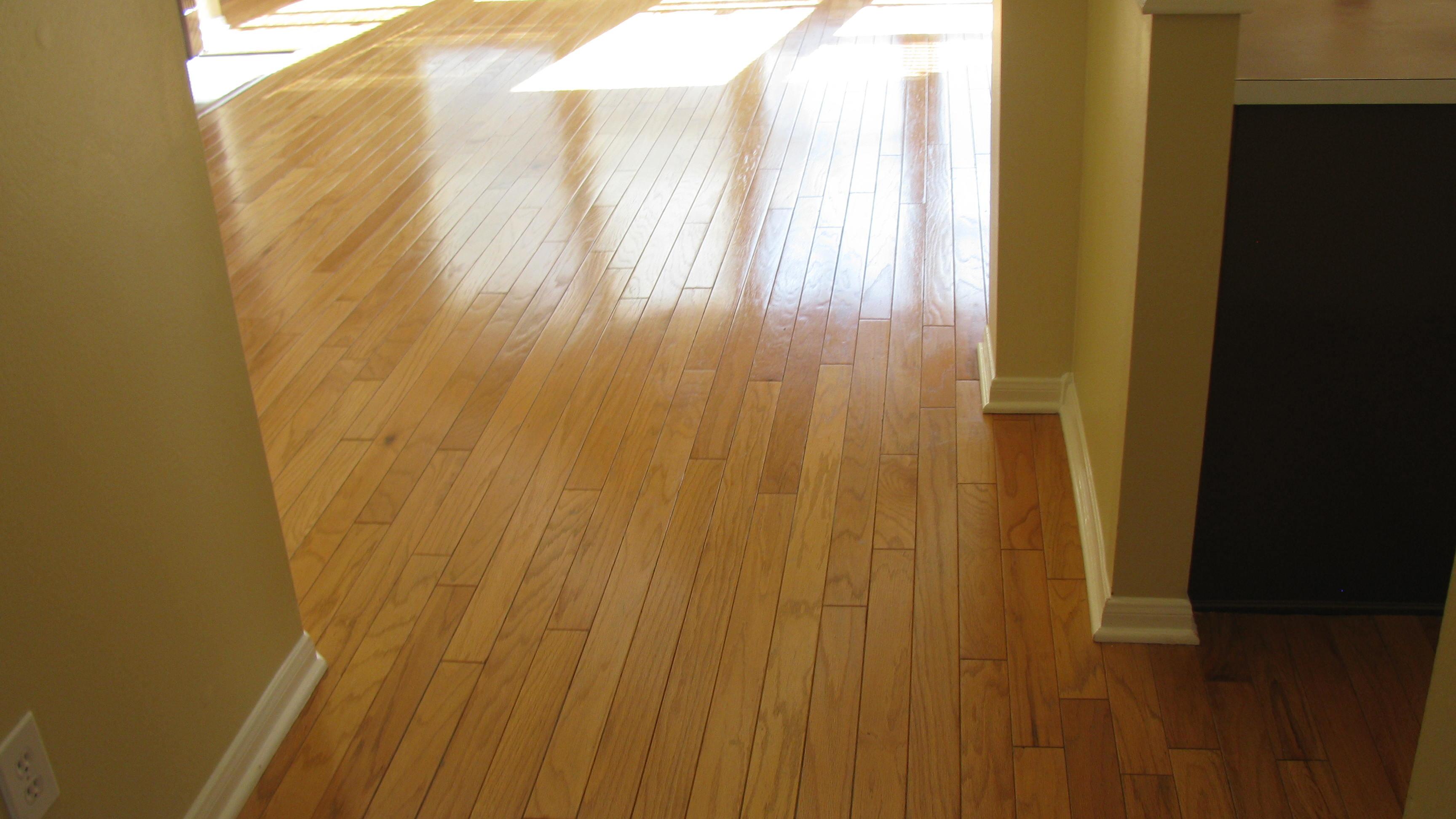 Hardwood floor refinishing