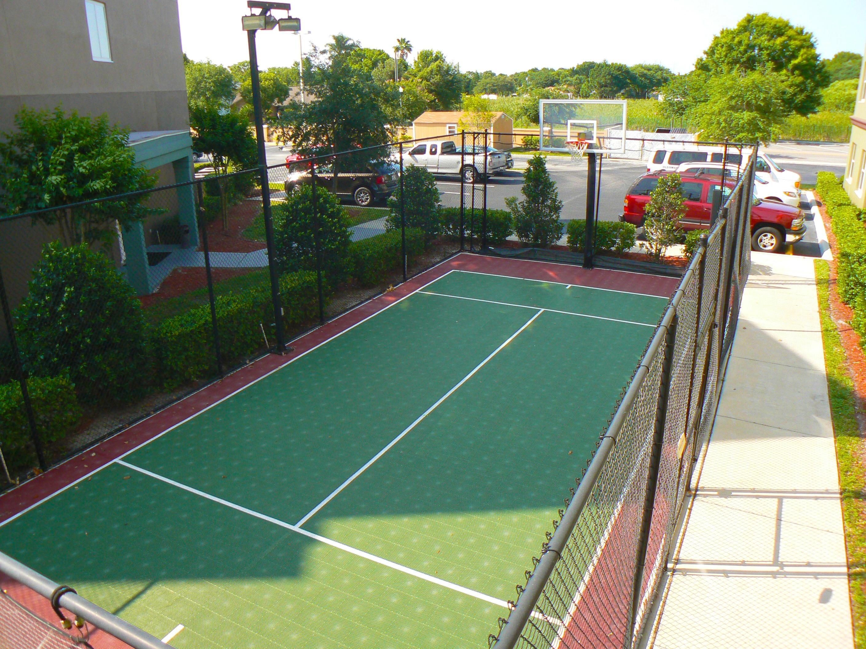 Enjoy some exercise on our Sport Court. Equipment is available at the front desk.