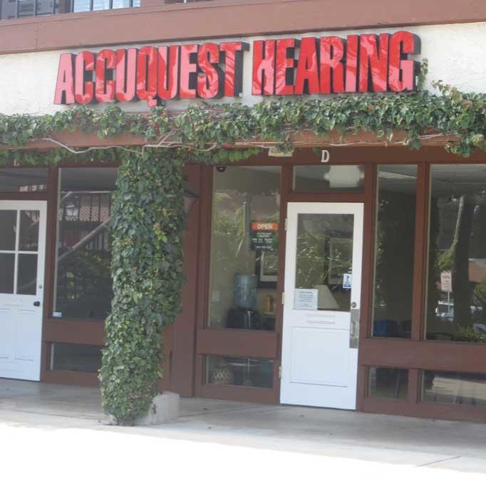 Look for this building to find the Carlsbad AccuQuest Hearing Center