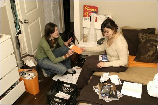 Adriel the Organizer hard at work!