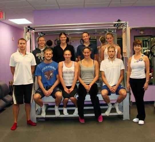 British Olympic Swim Team at Pure Pilates