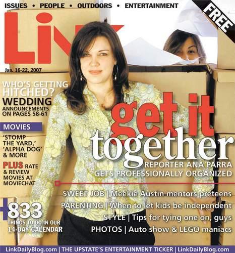 Adriel the Organizer on the cover of LINK magazine