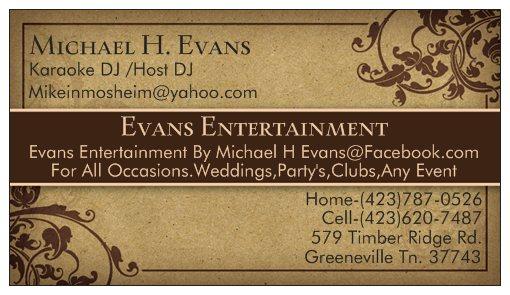 Evans Entertainment Dj Services