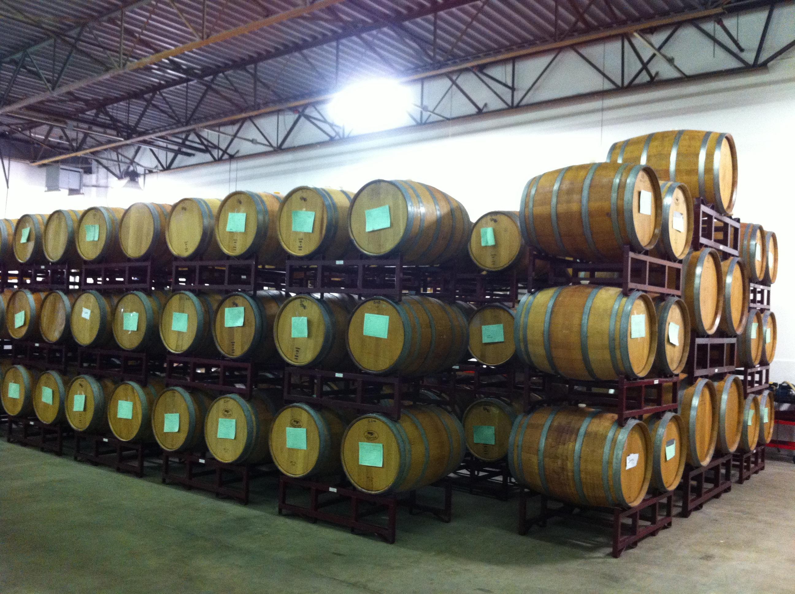 Grape Beginnings barrel room