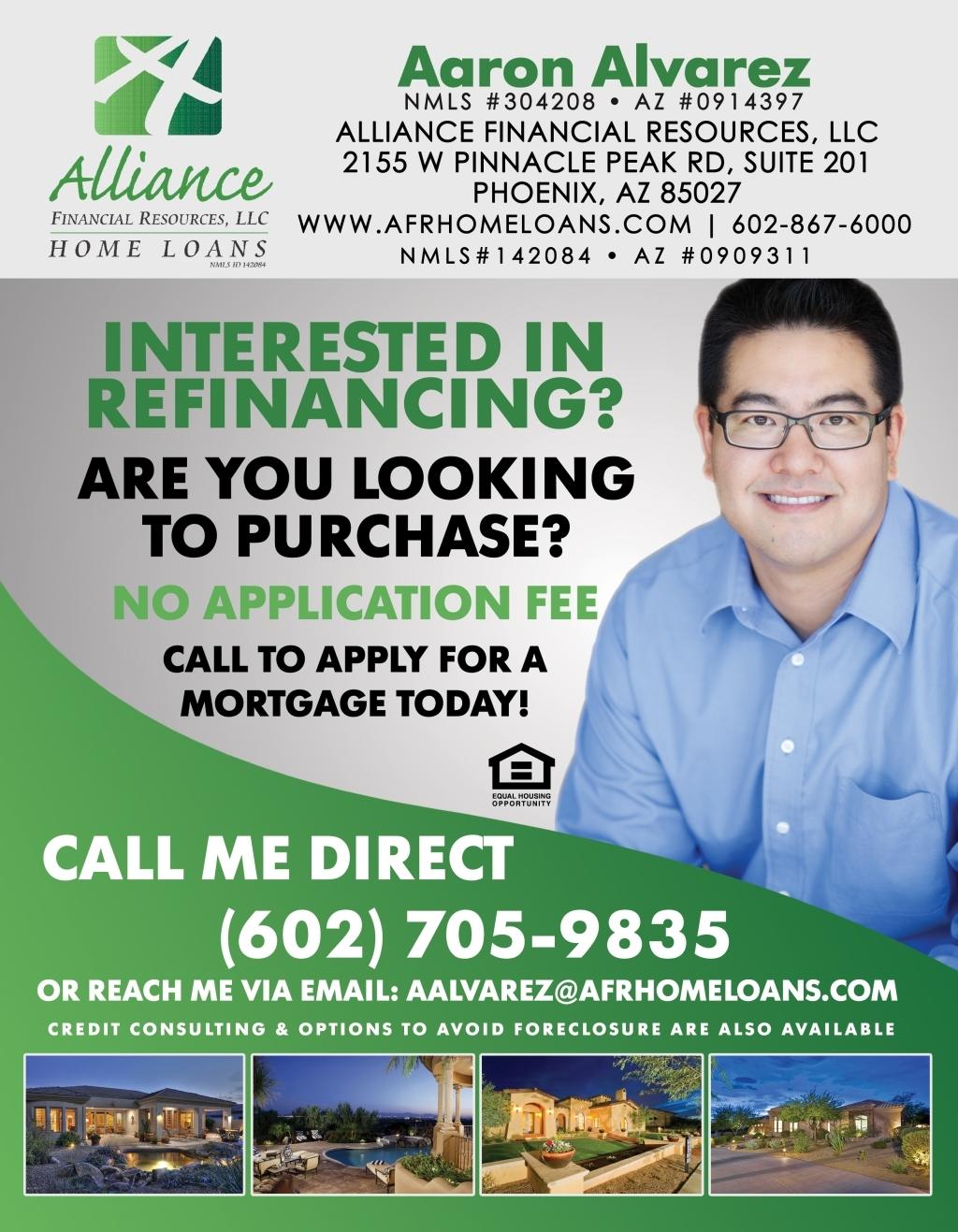 Aaron Alvarez Home Loans - Alliance Financial Resources