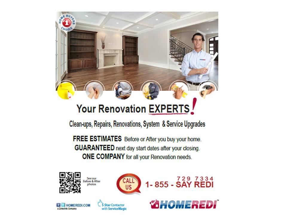 HOMEREDI Call Us for a Free Estimate