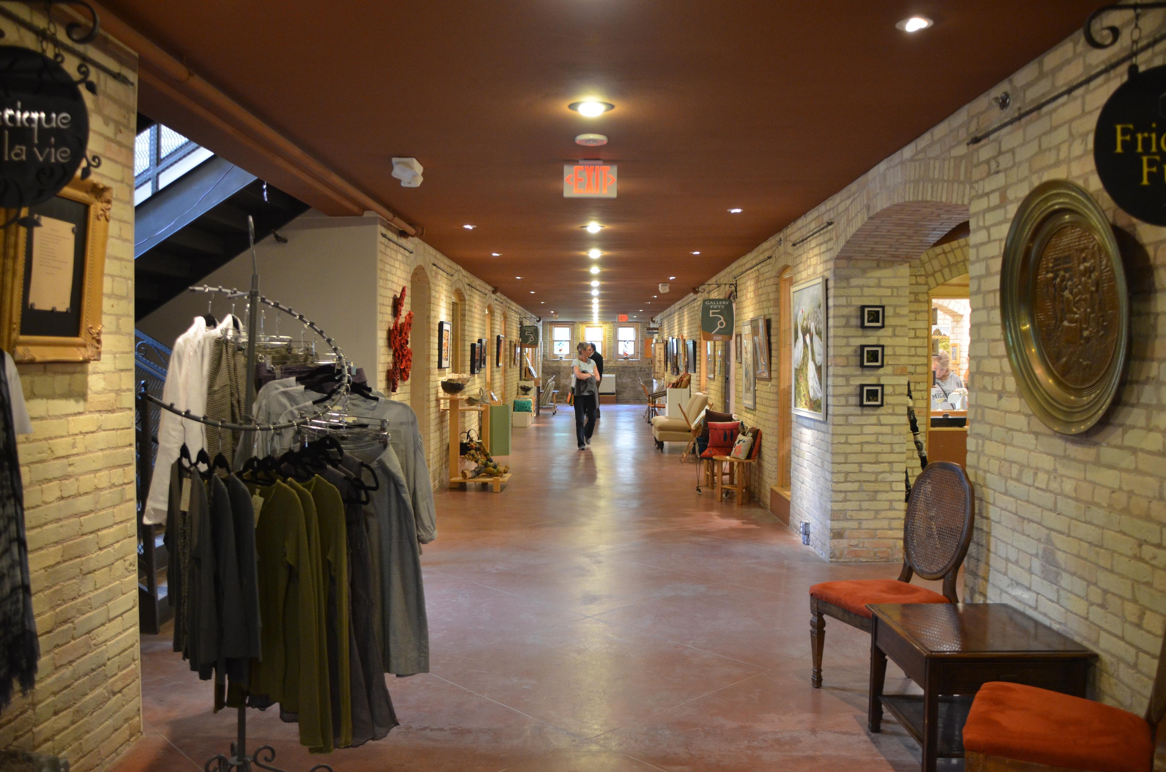 Shop till you drop, in The Mercato, our cozy, indoor streetscape.