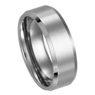 Beveled Tungsten Ring