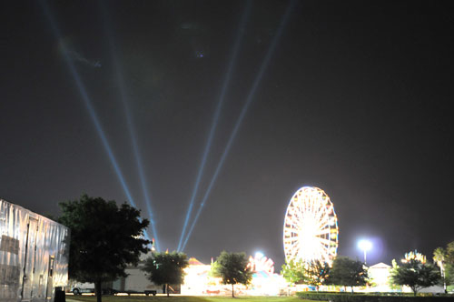 Searchlights For Carnival Promotion