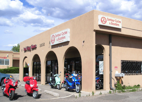 Front of Centaur Cycles & Scooters