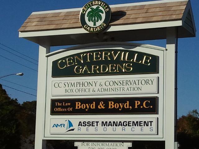 Centerville Gardens Sign