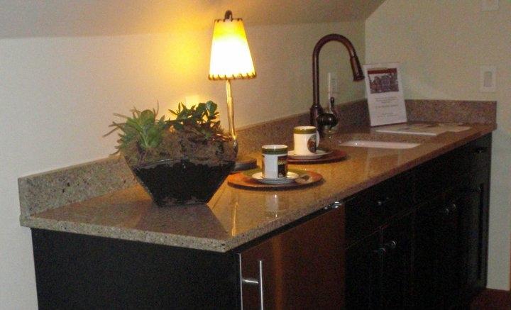 Quartz counters are a beautiful a.nd durable alternative to granite