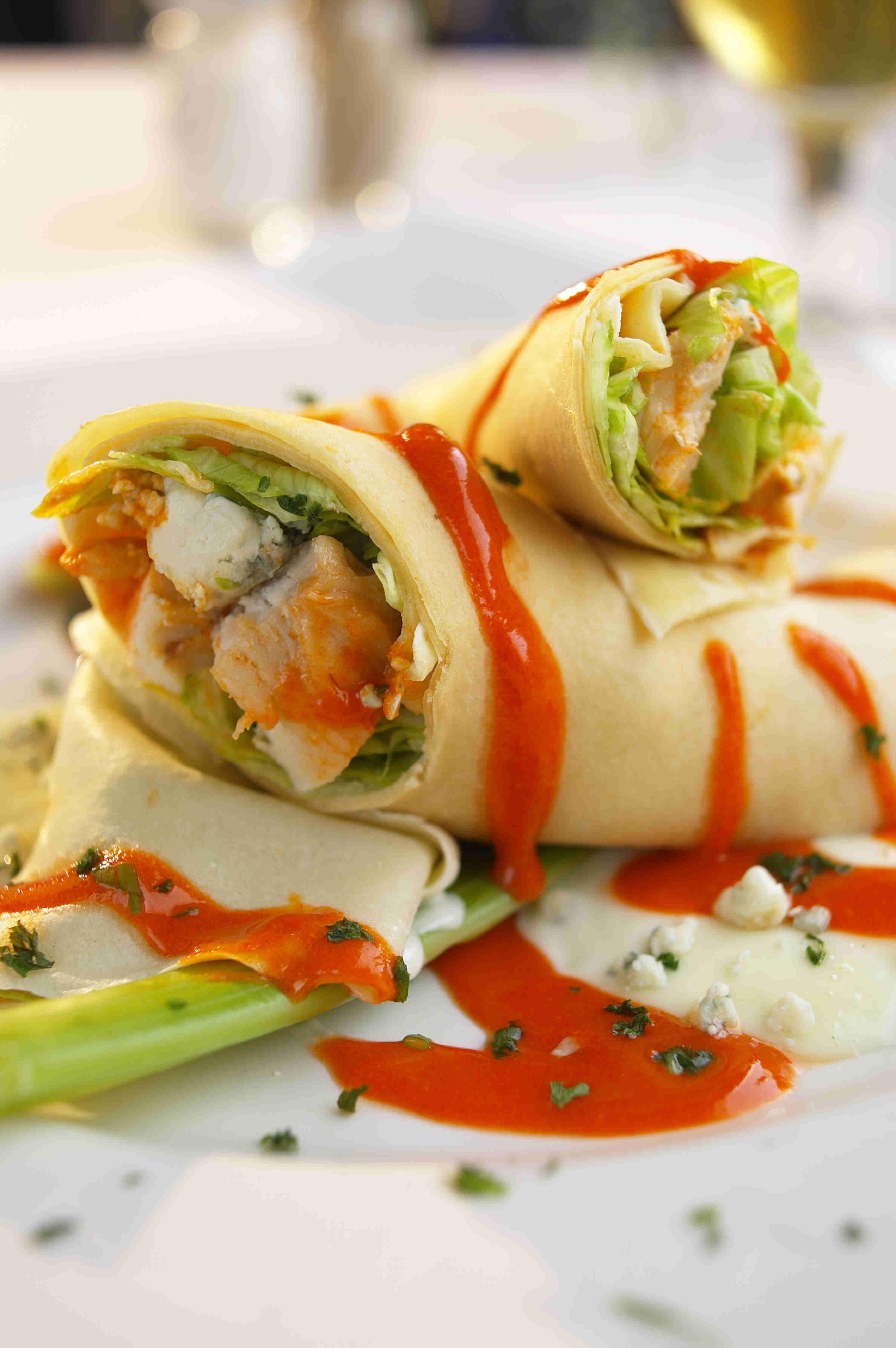 Buffalo Chicken Crepe