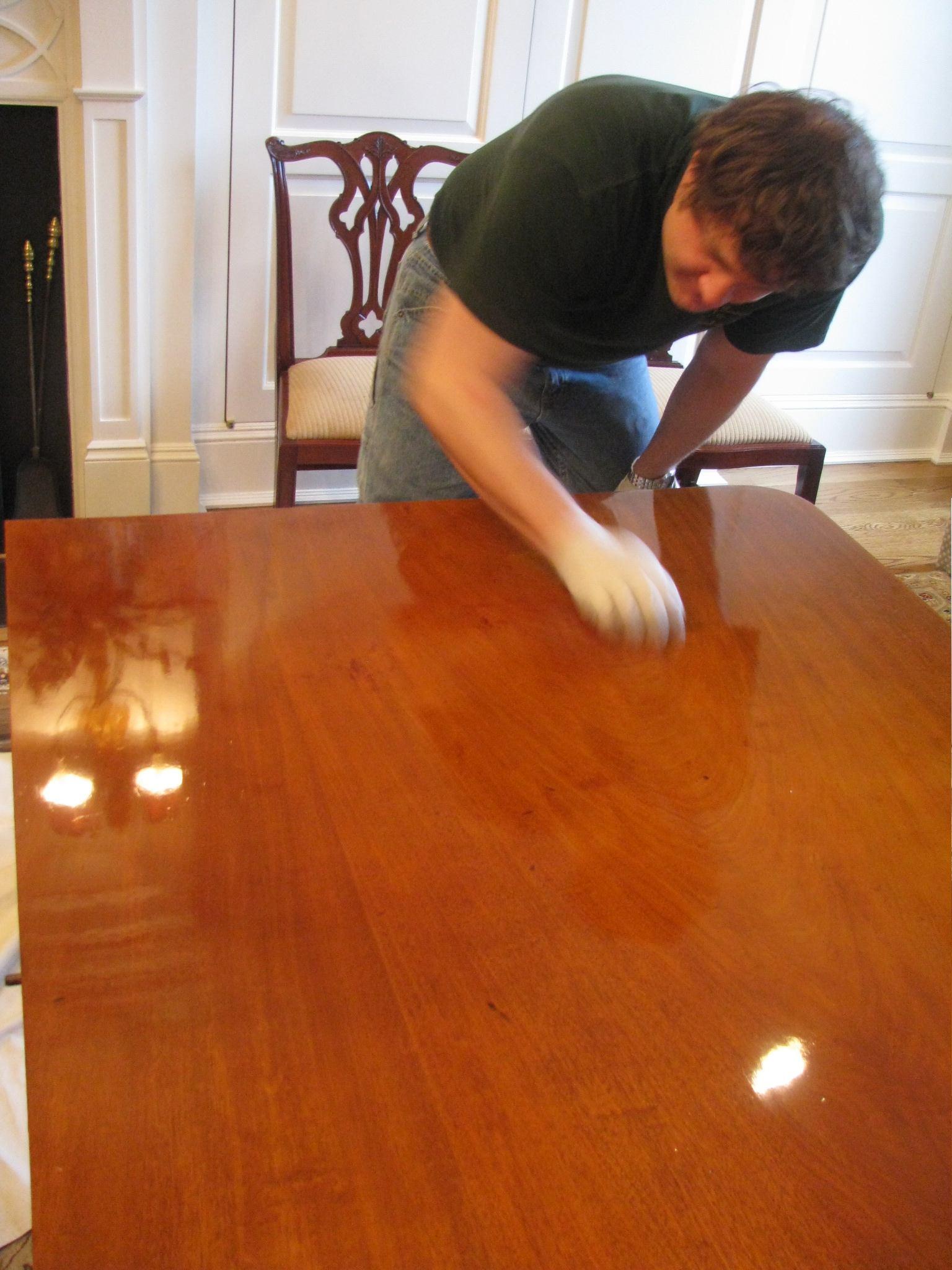 On-site furniture maintenance & polishing