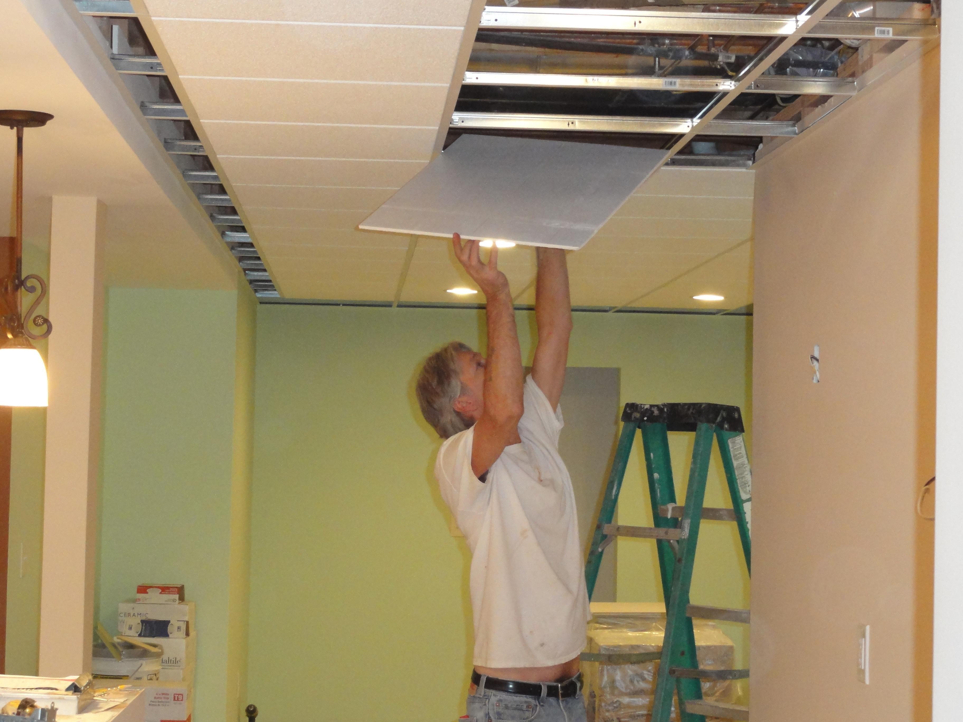 Suspended ceiling Finishing a Basement