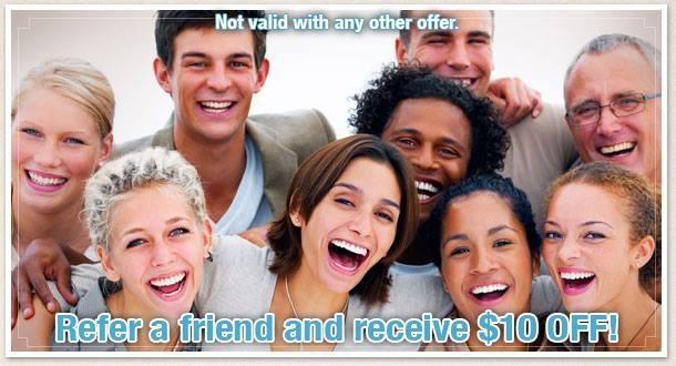 Refer a friend and receive $10 OFF!