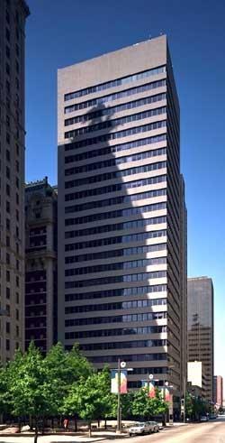 The Adolphus Tower at Main and Akard in Downtown Dallas