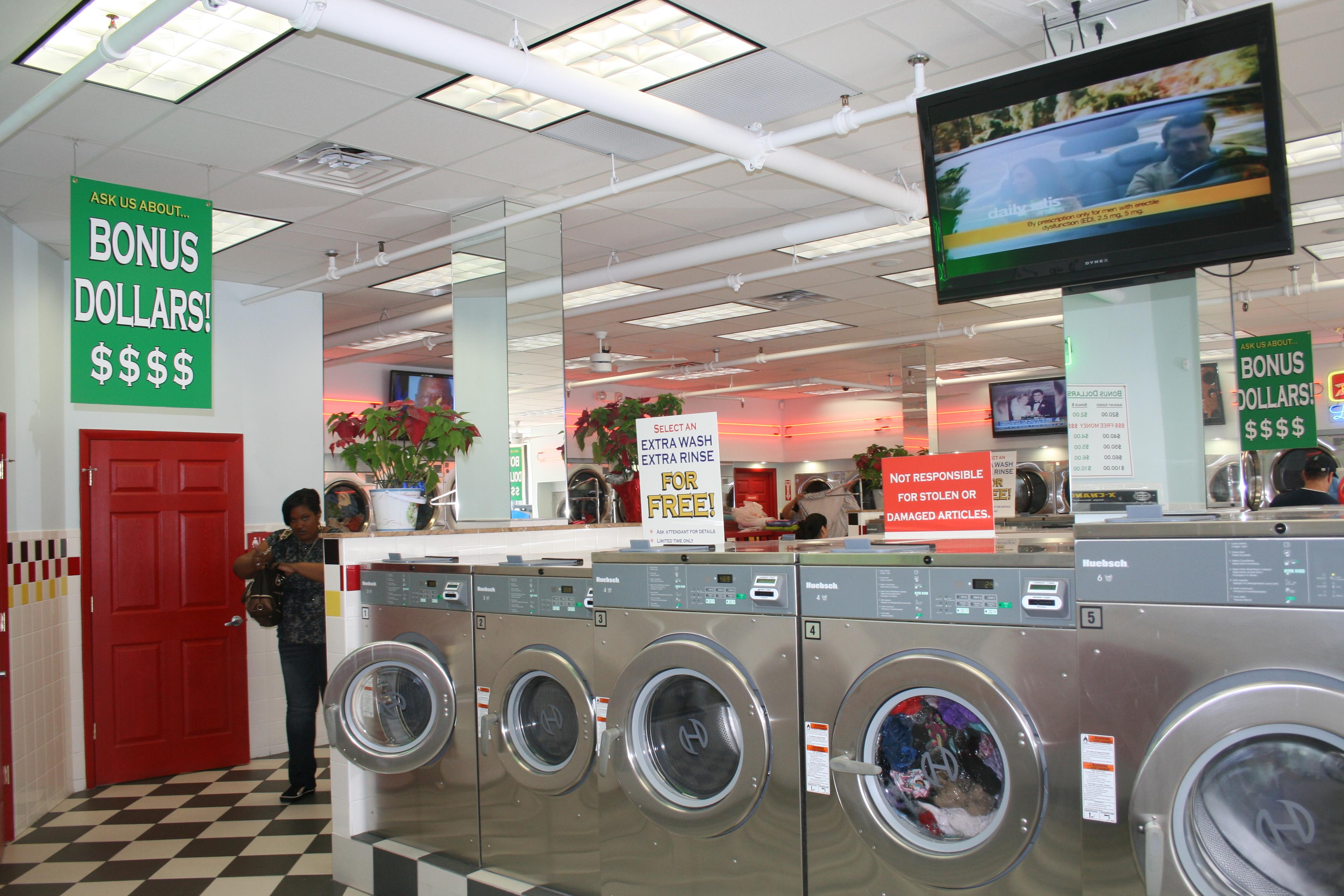 High Speed washers & Extra Large dryers