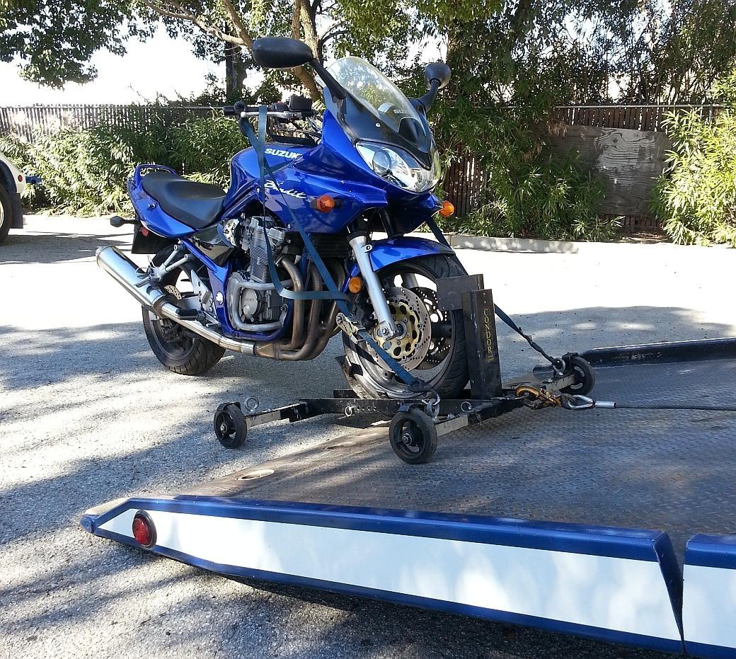 Safe Secure Motorcycle Transport - Condor Cycle Loader - All Pro Towing & Recovery