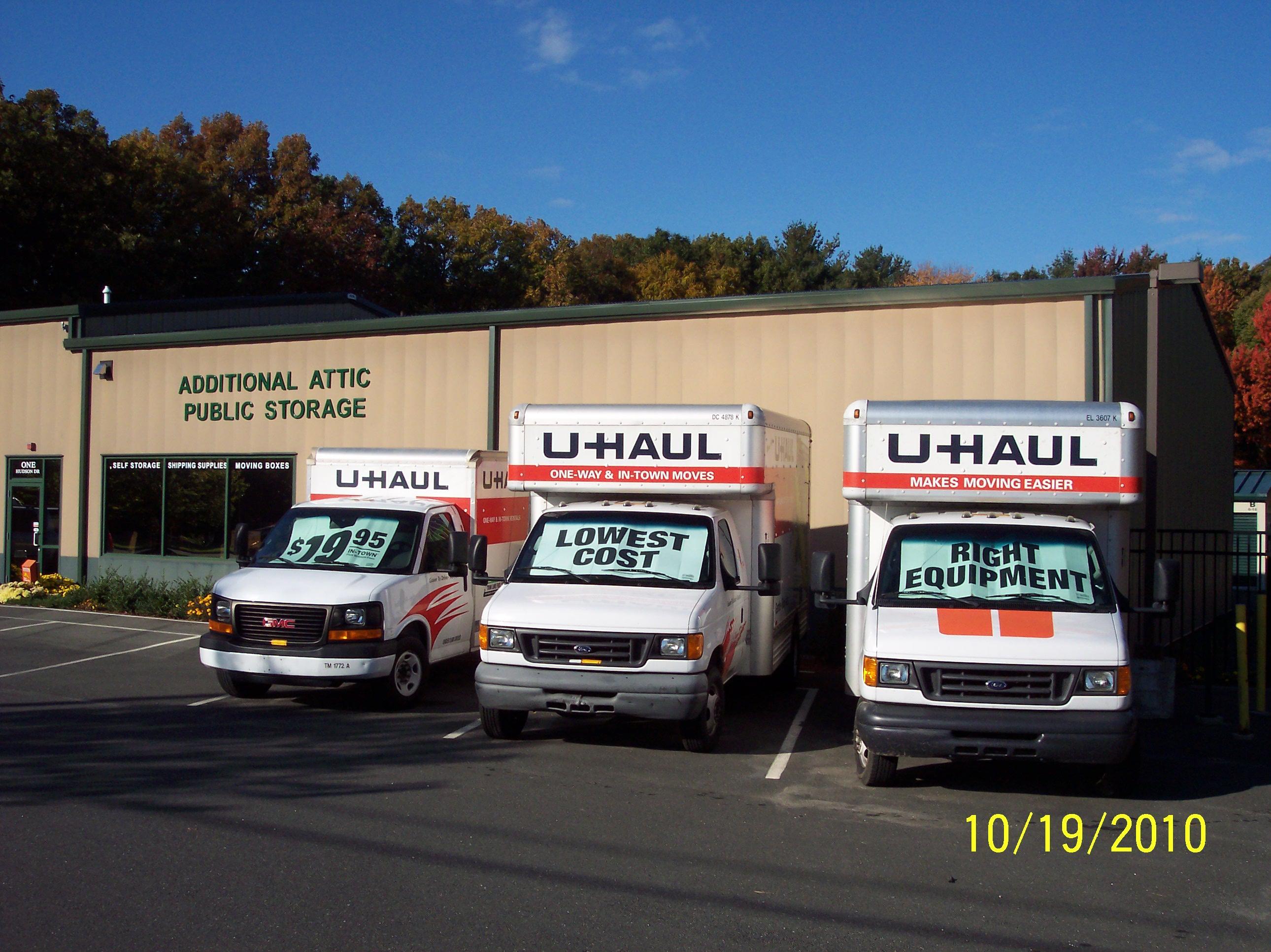 We rent UHaul Trucks & Trailers!