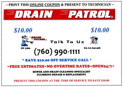 Plumber Oceanside Coupon 1