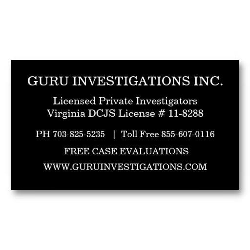 GURU INVESTIGATIONS, INC.