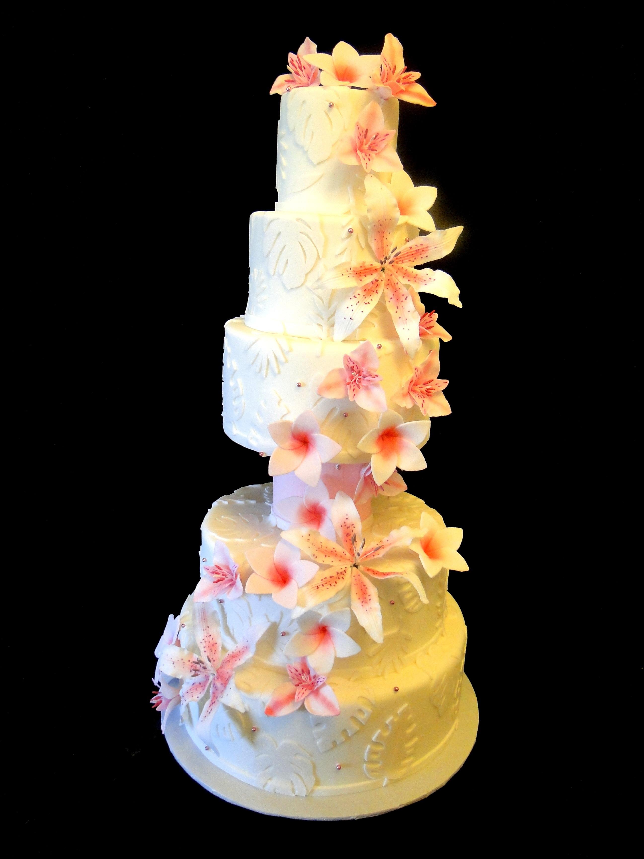 Floral Wedding Cake