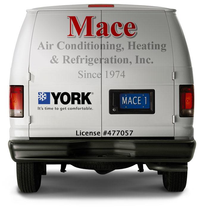 Mace Air Conditioning & Heating Service Van