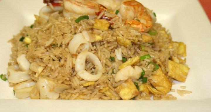 Arroz Chaufa de Mariscos