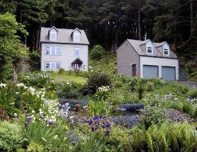 View of B&B from garden