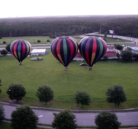 Sunrise balloon ride