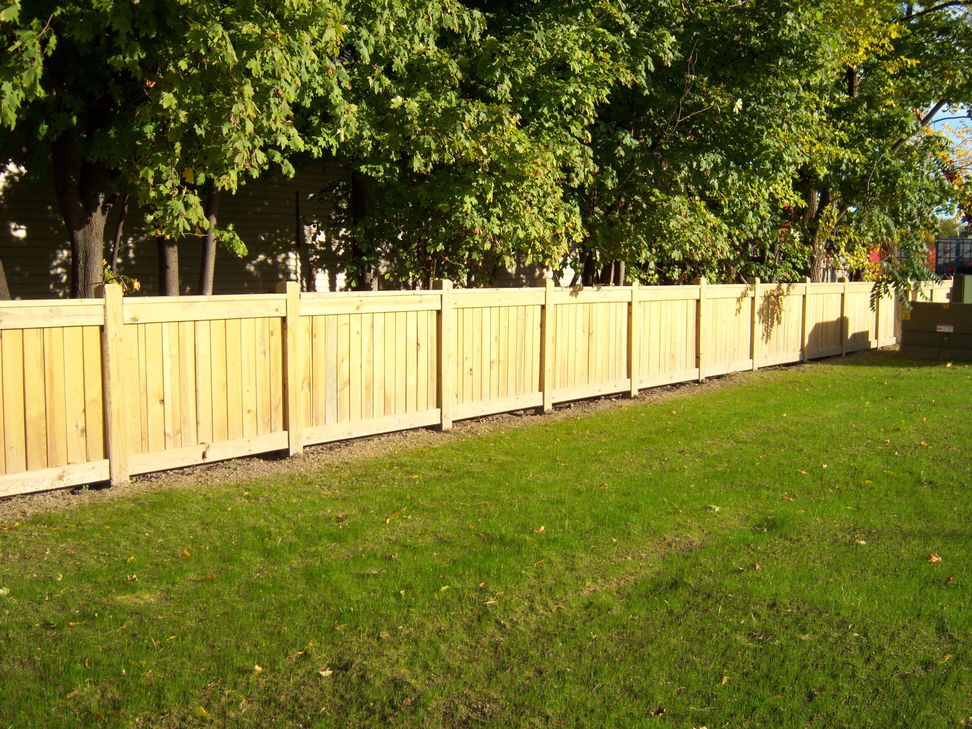 treated wood fence from Fence Consultants