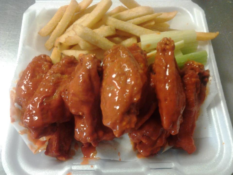 Hot,Mild & BBQ Wings