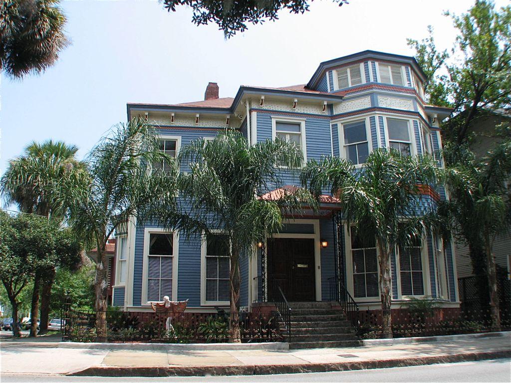 1880`s  George Hummel House overlooking famous Forsyth Park