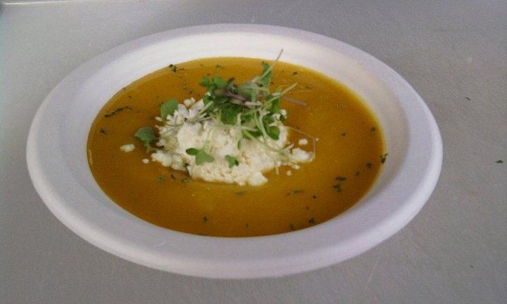 Squash Soup with Feta