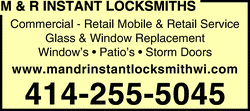 M & R Instant Locksmith & Hardware