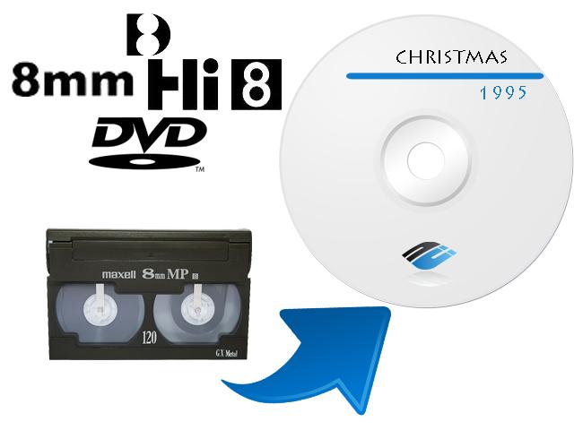 Video8 Hi8 Digital8 to DVD