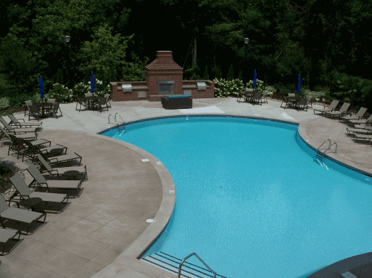 Pool and Grilling Area