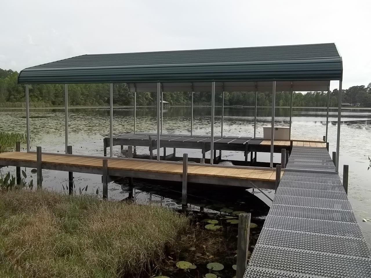 Standard Dock Cover on Lake Sinclair