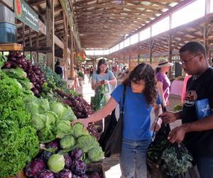 farmers' market CSA pick-up