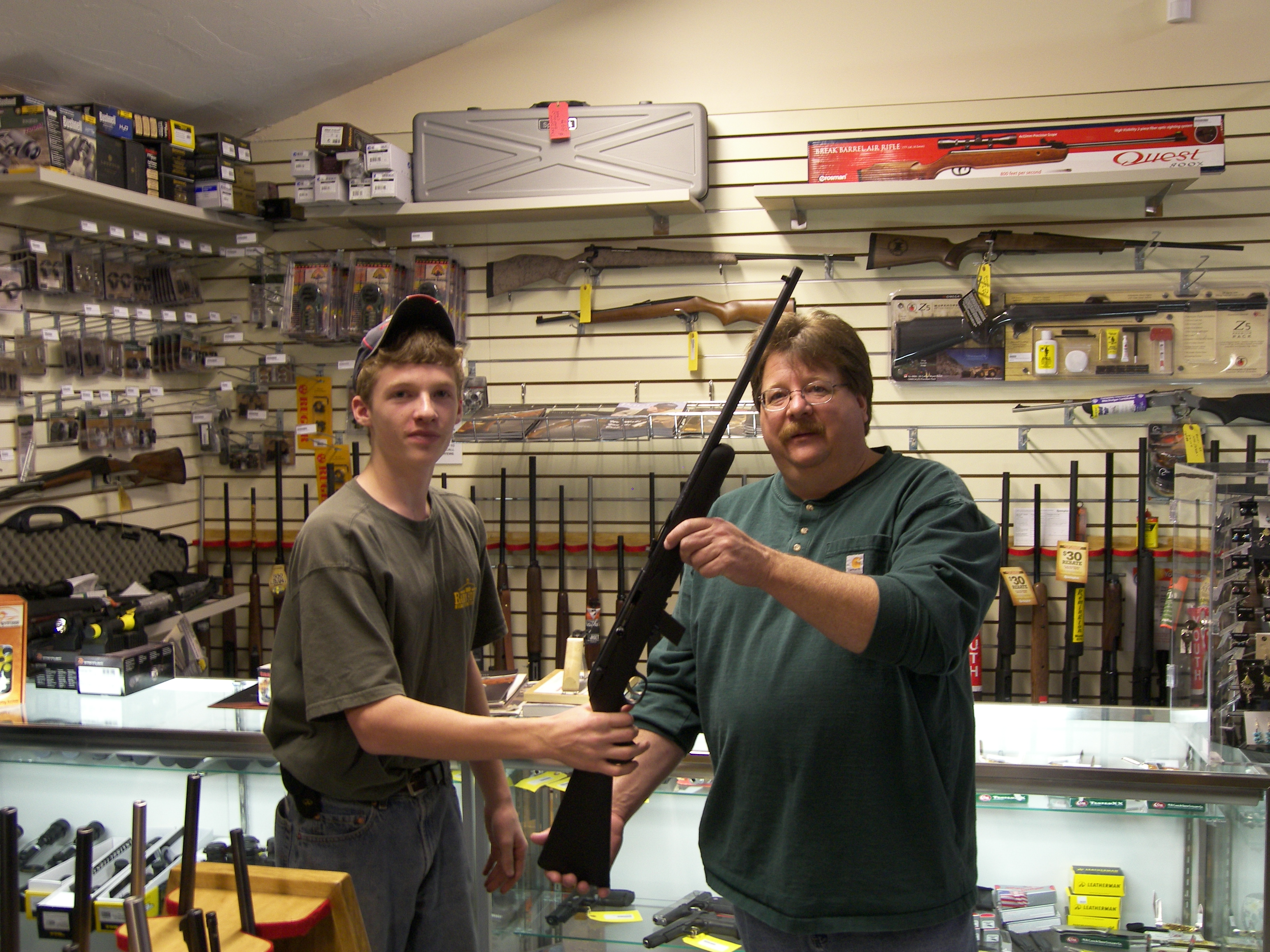 A special prize winner at our Gun Days Open House