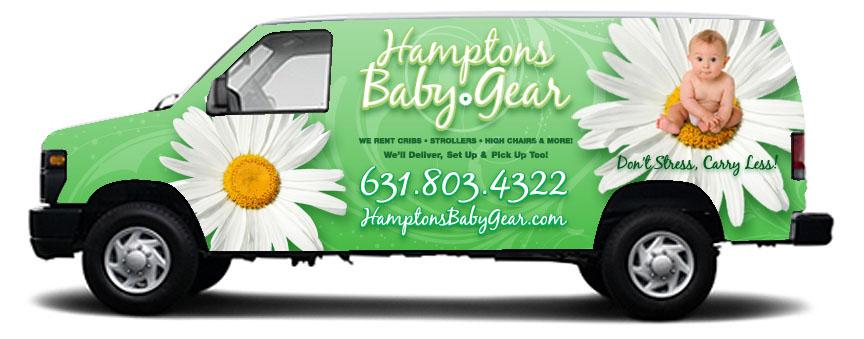 Hamptons Baby Gear van