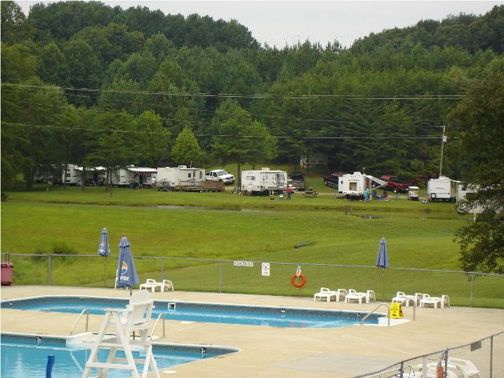 Campsites 42 - 48, pool